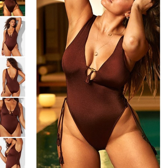 Ashley Graham Other - Ashley Graham X sexy TANGIER swimsuit cheeky #0762